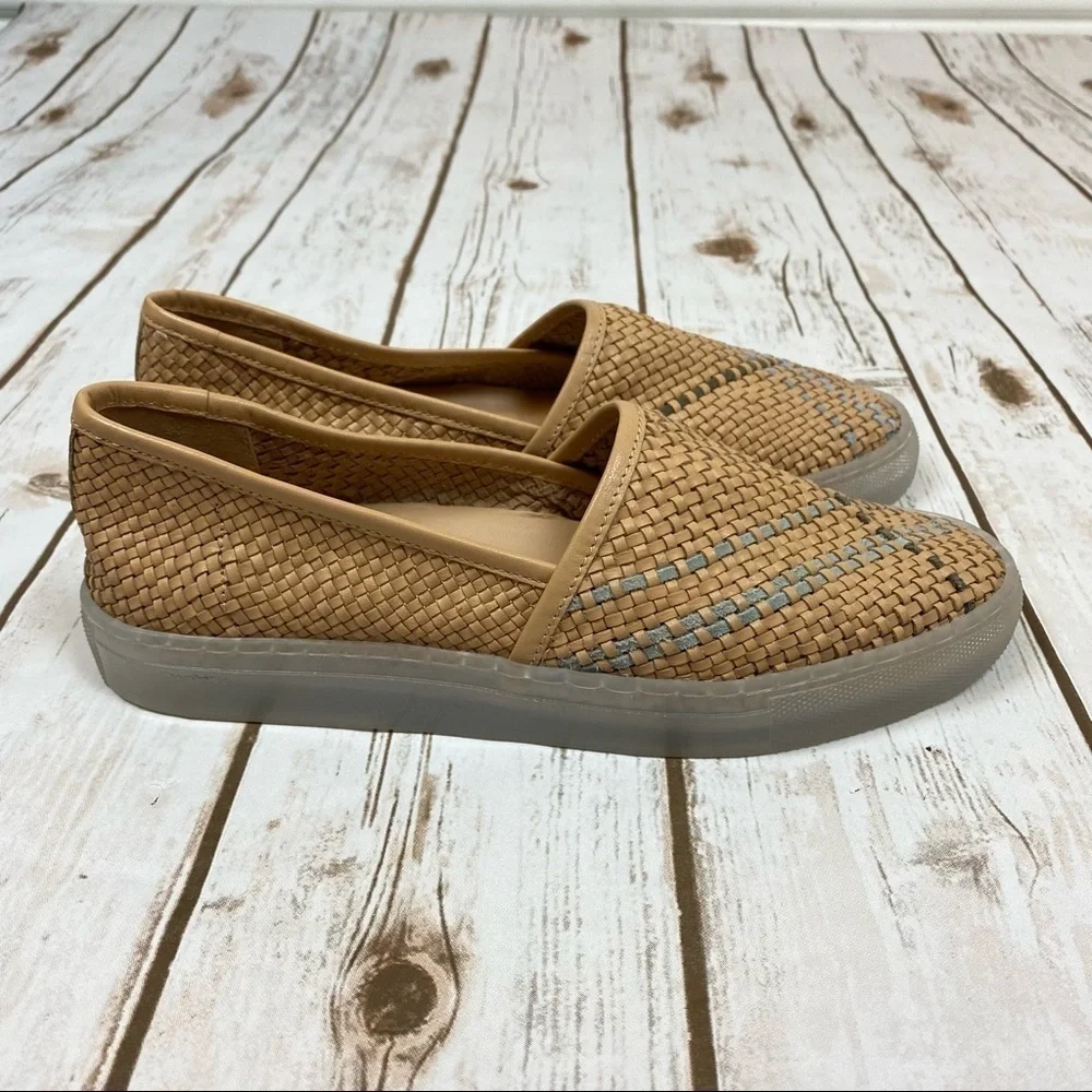 Free People Santorini‎ Slip on Woven Sneakers Sz 39